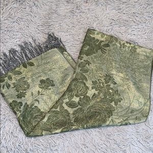 Accessories - Gold & Green flower scarf 3/$20 Accessories - Gold & Green flower scarf 3/$20